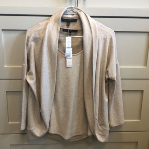 Cocoon knit coverup and matching tank